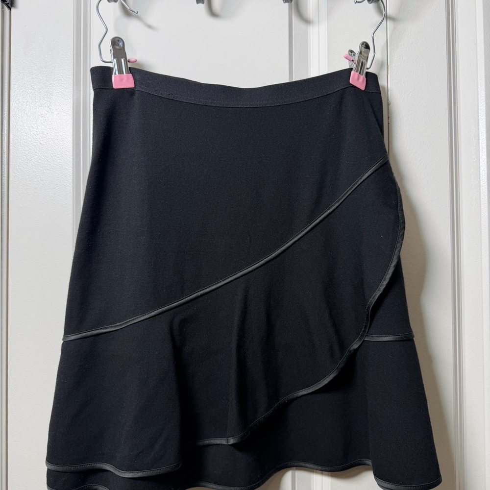 Draper James Black Asymmetrical Skirt
